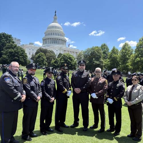 Mustache March 4PD and their sponsors sent the 2026 Be Like Blake Award winners to Washington, D.C. for National Police Week, providing an experience the officers have called life changing and eye opening. (Submitted photo)