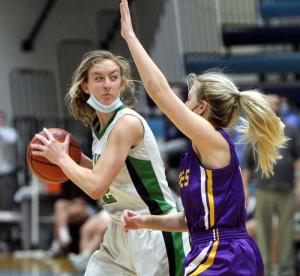 Lady Hawks battle it out during Deck the Halls with Basketballs tournament